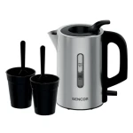 Sencor SWK 170SS strieborná / Cestovná rýchlovarná kanvica / 1100W / 0.5L (8590669385881)
