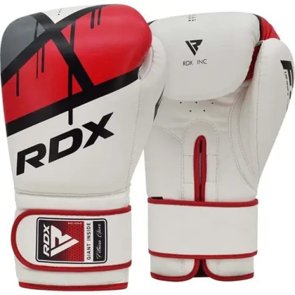 Boxerské rukavice F7 Ego Red - RDX (12 OZ, biela) (98323-2-12OZ)