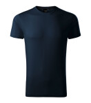 Exkluzívne pánske tričko navy blue M