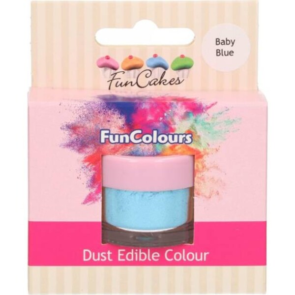 Prachová farba 4 g svetlo modrá - FunCakes - FunCakes
