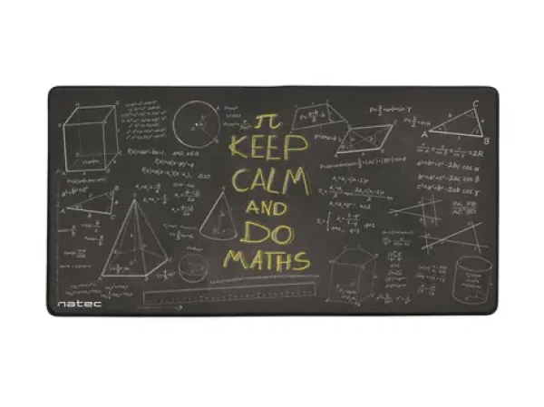 Natec Maths / podložka pod myš a klávesnicu / rozmery 800 x 400 x 3 mm (NPO-1455)
