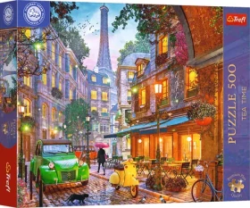 Trefl Puzzle Premium PLUS Tea Time: Kaviareň v Paríži