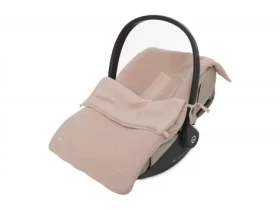 Jollein Fusak do autosedačky Basic Knit Wild Rose (025-811-67067)