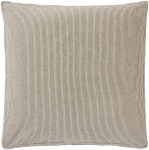 Ib Laursen Povlak na sedák Lina natural black stripes 45 x 45 cm
