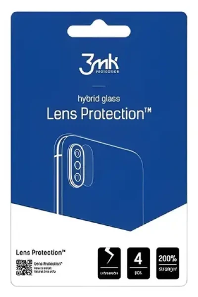 3mk Lens Protection pre Google Pixel Fold (predné) / Ochranné sklo na fotoaparát / 4 ks / 0,16 mm