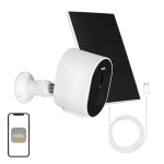 MOES WCM-S24-S / Vonkajšia IP kamera / 4MP / Wi-Fi / solárny panel / IR / IP65 (WCM-S24-S-MS)