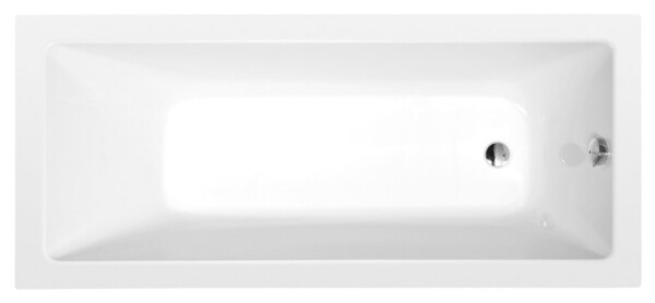 POLYSAN - NOEMI obdĺžniková vaňa 160x70x39cm, biela 71707