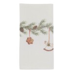 Chic Antique Látkový obrúsok Aix Garland Cream 40 × 40 cm