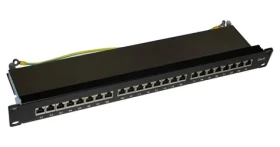 Xtendlan / Patch panel / 19" / 24 portov RJ-45 / Cat6 / tienený kovový kryt (PP19-24C6F-CD)