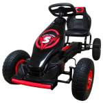 Mamido Go-kart G8 v červenom prevedení, detský go-kart s nafukovacími kolesami