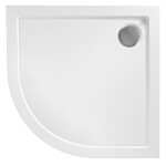 REA/S - Sprchová kabína Look Chrome 80x80 + Sprchová vanička Look White KPL-10005