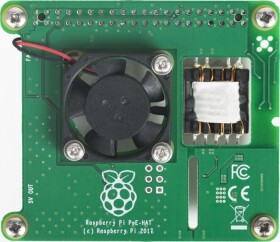 Raspberry Pi Zasilanie przez Ethernet PoE HAT Raspberry Pi 3B+/4B (rb-poehead2)