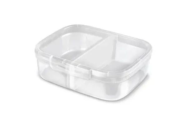 Curver Snap Box Plastová dóza na potraviny s prepážkou 3.3 l číra (252944)