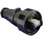 Bulgin neupravený zástrčkový konektor pre senzory - aktory, PX0834/B, piny: 8P8C, 1 ks; PX0834/B