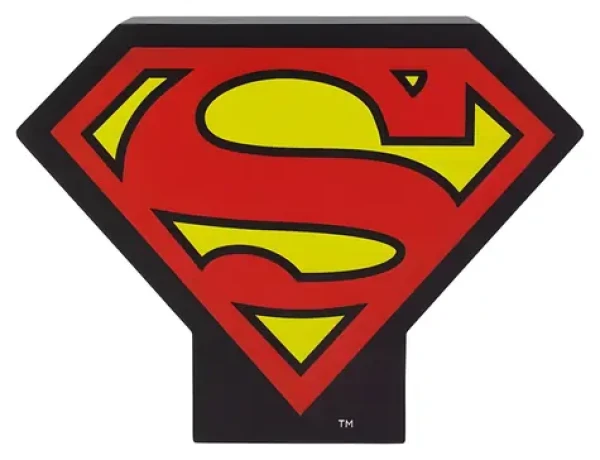 Paladone Light Box Superman DC / Stolová lampa / 3x AAA batérie (PP9864SMEPM)