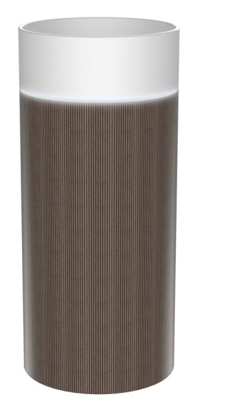 SAPHO - OASIS keramické umývadlo voľne stojace ø 40x89cm, biela/dub Pimento AS408-K2774