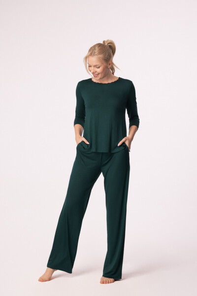 BLÚZKA MARGOT 3/4 ZELENÁ zelená XL