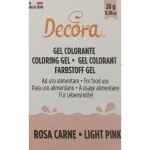 Gélová farba svetlo ružová light pink 28 g - Decora - Decora