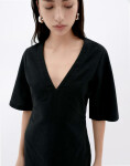 Thinking MU Black Kim Dress BLACK XS
