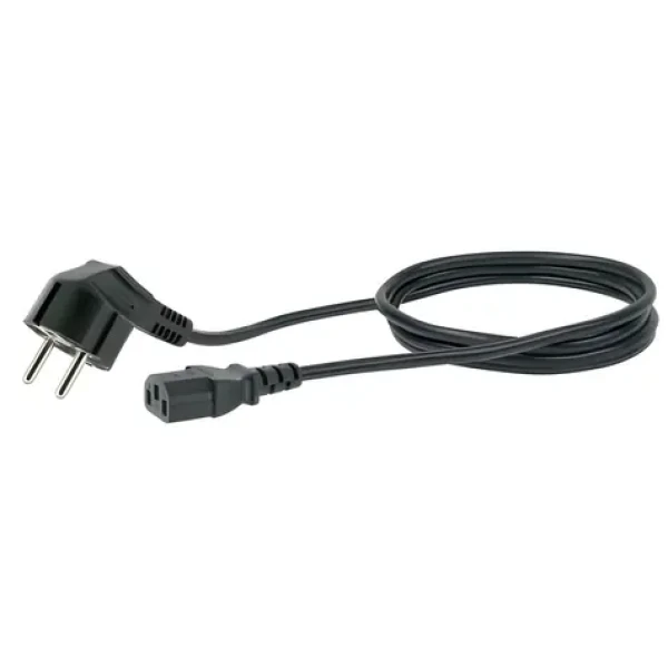 Schwaiger napájací kábel sieťová vidlica - C13 čierna / Napájací kábel / 1,8 m / 230 V (CK80531)