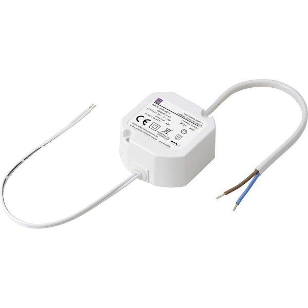 TRU COMPONENTS TC-YCL12-1201000（Round shape) napájací zdroj pre LED konštantné napätie 12 W 1.0 A 12 V/DC bez možnosti stmievania, montáž na nehorľavom povrchu; TC-13492728