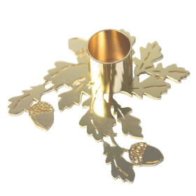 Pluto Design Kovový svietnik Oak Branch Gold