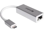 Sandberg USB-C konvertor / pre sieťové pripojenie / RJ45 / strieborný (136-04)