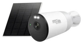 IGet HOMEGUARD HGWBK355S / Vonkajšia IP kamera / 2K QHD / solárny panel / batéria / Wi-Fi (HGWBK355S)