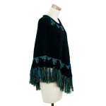 Art Of Polo Ponchos Sz13106-4 Black UNI