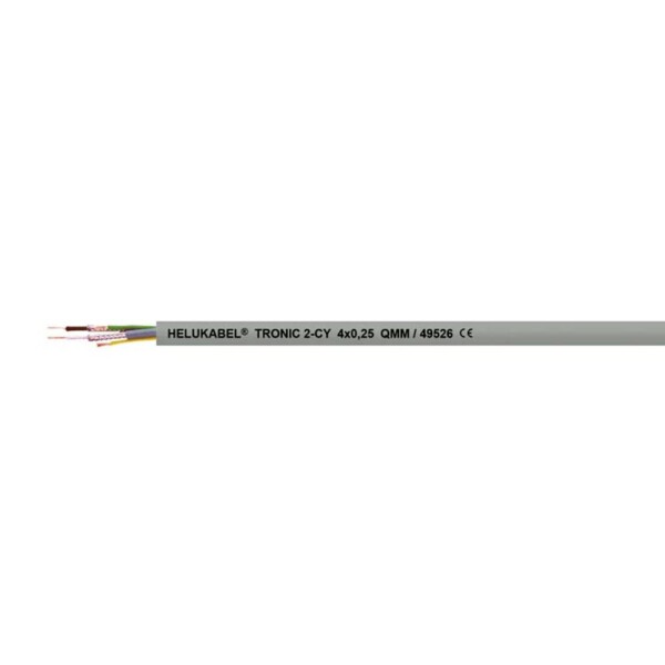 HELU 49526-100 dátový kábel 4 x 0.25 mm² sivá 100 m; 49526-100