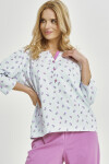 Taro Yolanda 3446 7/8 M-XL Z25/26 dámske pyžamo modrá M