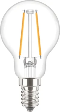 Philips CorePro LEDLuster E14 P45 / LED žiarovka / 2W / 250 lm / 2700 K / číra (SKL000383182)