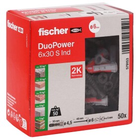 Fischer univerzálna hmoždinka 30 mm 579153 50 ks; 579153