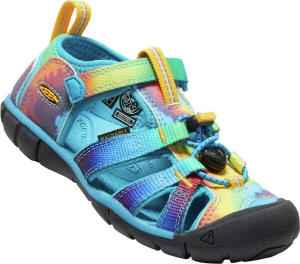 Detské sandále KEEN SEACAMP II CNX vivid blue/original tie dye - 30