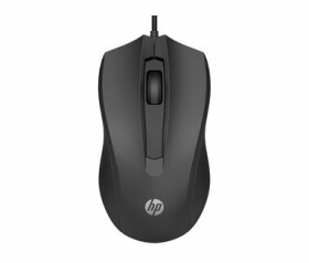 HP 100 čierna / drôtová myš / optická / 1600 dpi / USB (6VY96AA#ABB)