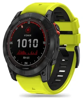 Tech-Protect IconBand Pre limetkovo-čierna / Remienok / Garmin Fenix 3 5X 3HR 5X PLUS 6X 6X Pro 7X