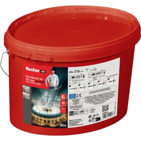 Fischer FAZ II Plus 12/20 Eimer (80) čapová kotva 119 mm 12 mm 568860 80 ks; 568860