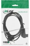 InLine 16653X čierna / Napájací kábel / CEE7/16 - C7 (Euro8) / 2 m