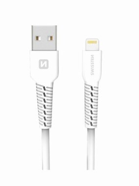 SWISSTEN dátový kábel USB - LIGHTNING 1m biela (71505541)