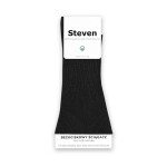 Netlačící ponožky Steven art.018 grafitová melanž 43-46