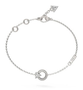 Guess Oceľový náramok so zirkónmi M`ama Non M`ama JUBB04663JWRH 21 cm