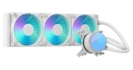 Fractal Design Radius 360 RGB biela / Vodné chladenie CPU / 360 mm / RGB / Intel + AMD (FD-W-RA1-3603)