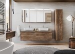 COMAD - Zrkadlová skrinka 80cm 2 dvierka SANTA FE OAK 5907611652466