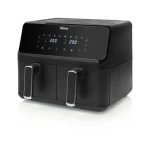 Tristar FR-9026 čierna / Dvojitá teplovzdušná fritéza / 2700W / 2x 4l / 80 ° C - 200 ° C / 8 programov (FR-9026)
