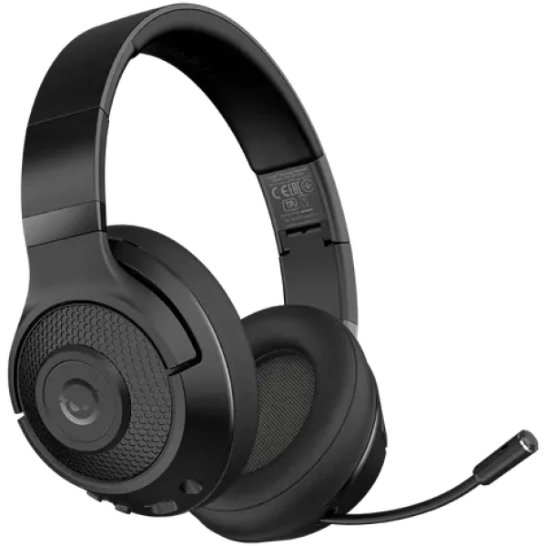 LORGAR Noah 500 čierna / Herné bezdrôtové slúchadlá / BT 5.3 / USB-C / mikrofón (LRG-GHS500)
