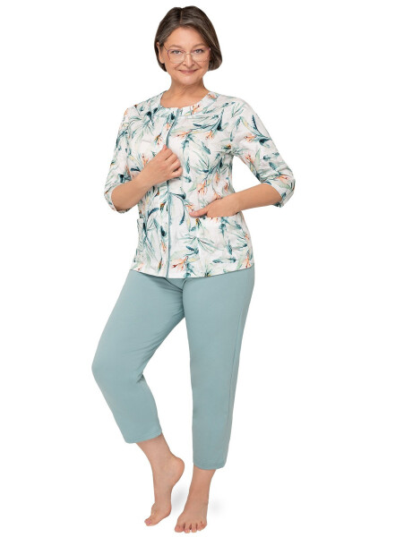 Dámske pyžamo Martel Maria Ii 201 3/4 3XL-4XL modrá 3xl