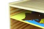 Moyo Montessori Moyo Montessori Komoda na puzzle - mapy