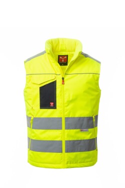 Zateplená pracovná vesta Payper TASK Farba: Žltá fluo, Veľkosť: 4XL (0014910379010144XL)