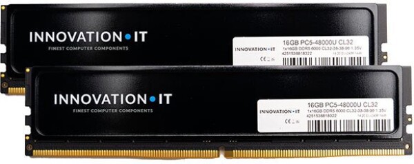 Innovation IT 6000 32GB (KIt 2x16GB) CL36-38-38-76 1.35V with Heatspreader