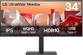 LG LG 34BA75QE-B.AEU 86,72cm 34Zoll IPS 3440x1440 21:9 300cd/m2 5ms 2xHDMI DP USB